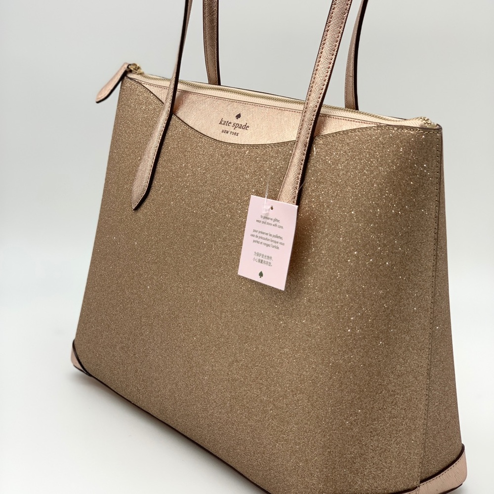 Kate Spade Shimmy Glitter Tote - Picture 4 of 12
